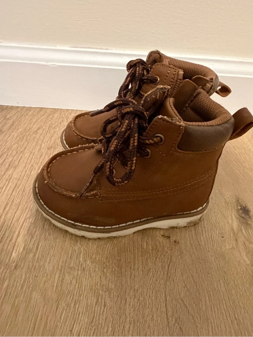 Baby/Toddler Brown Leather Boots 6C
